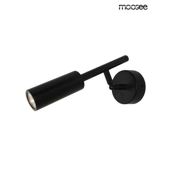 Lampa ścienna PRISMA czarna - Moosee