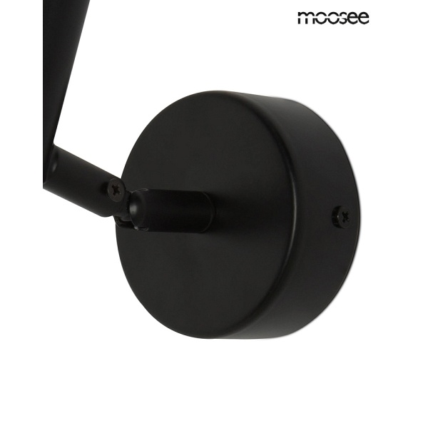 Lampa ścienna PRISMA czarna - Moosee