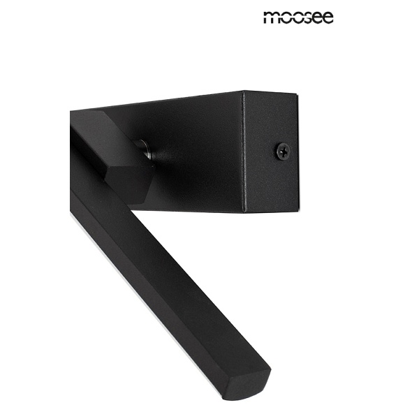 Lampa ścienna REM czarna - Moosee