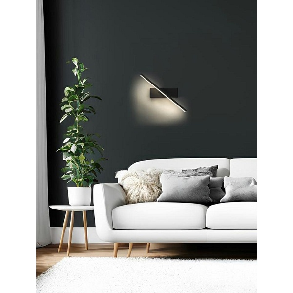 Lampa ścienna REM czarna - Moosee