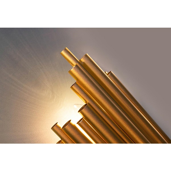 Lampa ścienna HARMONIC złota - Moosee