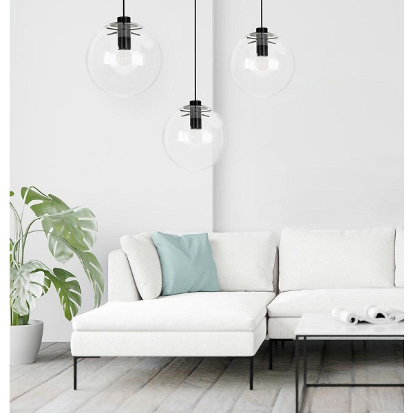 Lampa wisząca SANDRA 30 czarna - Moosee