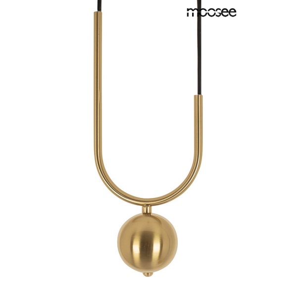 Lampa wisząca LIFT złota - Moosee
