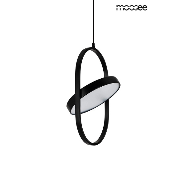 Lampa wisząca SPINNER 19 czarna - Moosee