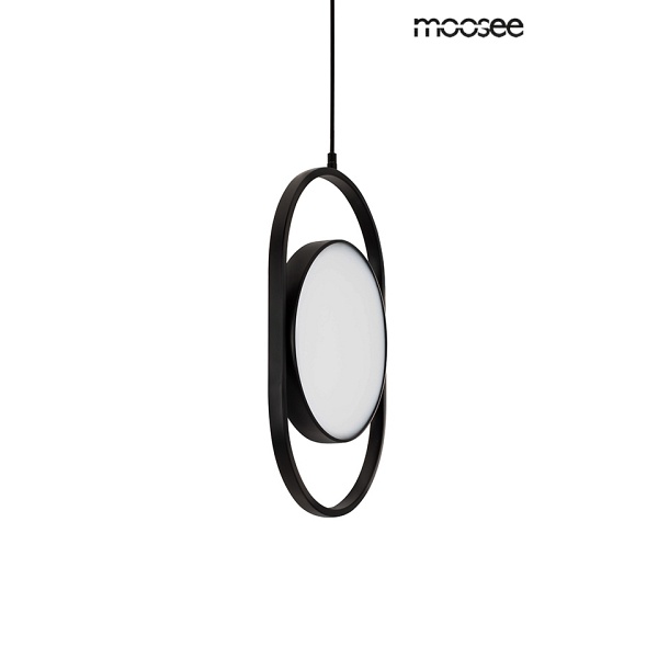 Lampa wisząca SPINNER 19 czarna - Moosee