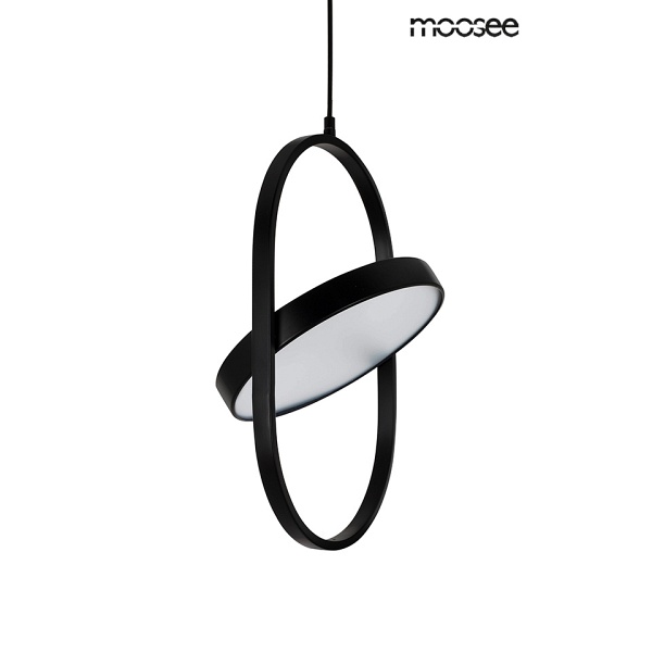 Lampa wisząca SPINNER 26 czarna - Moosee