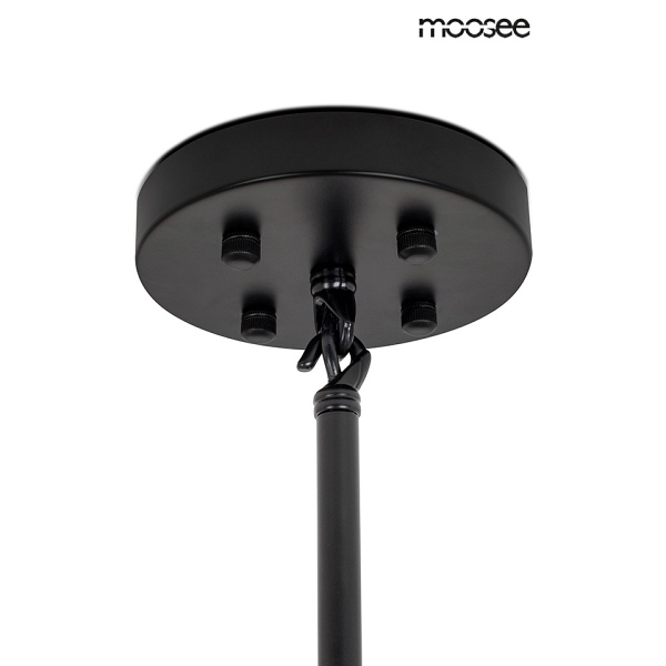 Lampa wisząca CANDELABR 10 czarna - Moosee