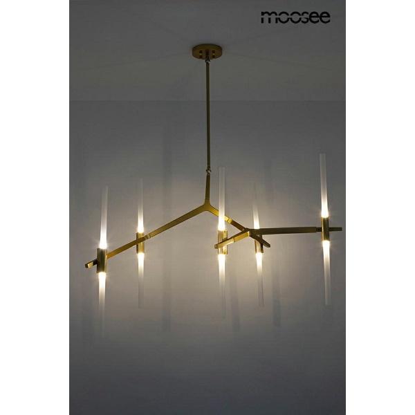 Lampa wisząca CANDELABR 10 złota - Moosee