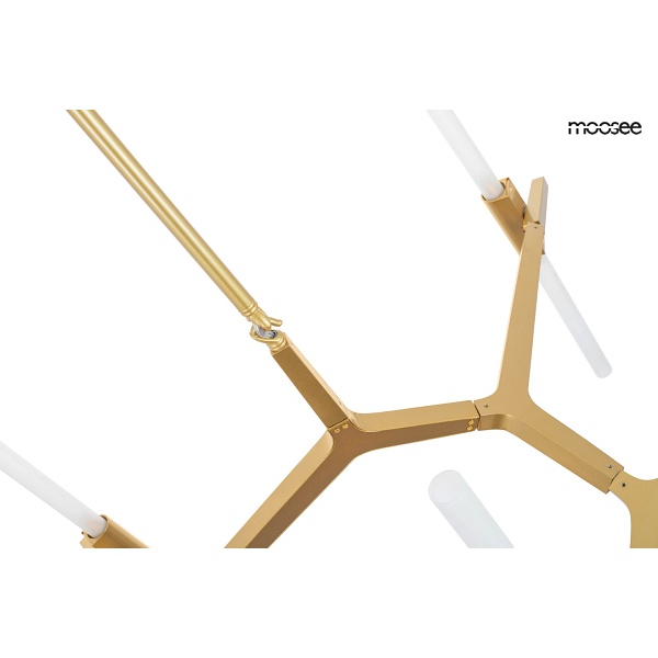 Lampa wisząca CANDELABR 10 złota - Moosee