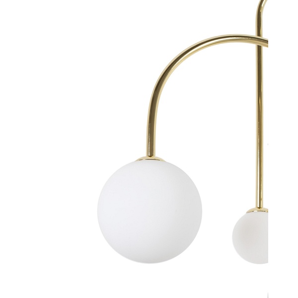 Lampa wisząca NERI złota - Moosee