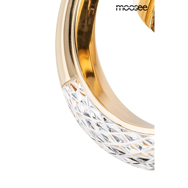 Lampa ścienna HELIOS złota - Moosee