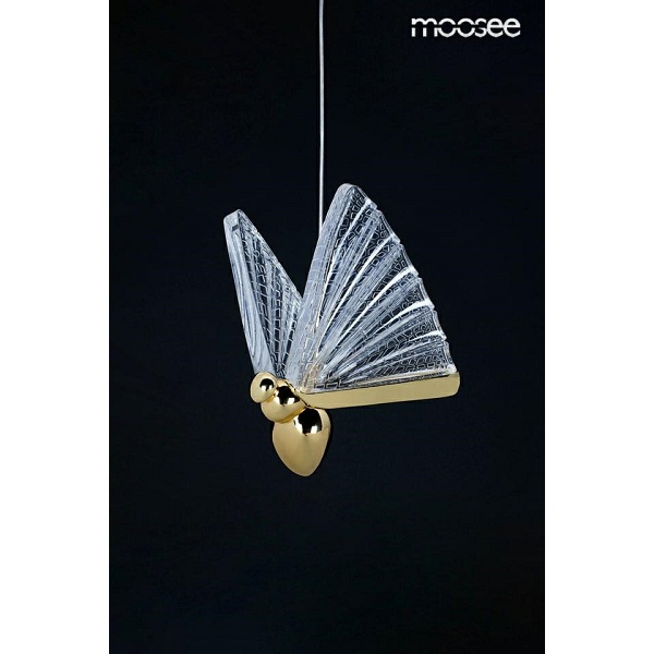 Lampa wisząca BUTTERFLY M złota - Moosee