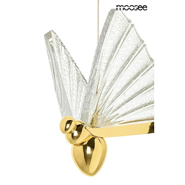 Lampa wisząca BUTTERFLY M złota - Moosee