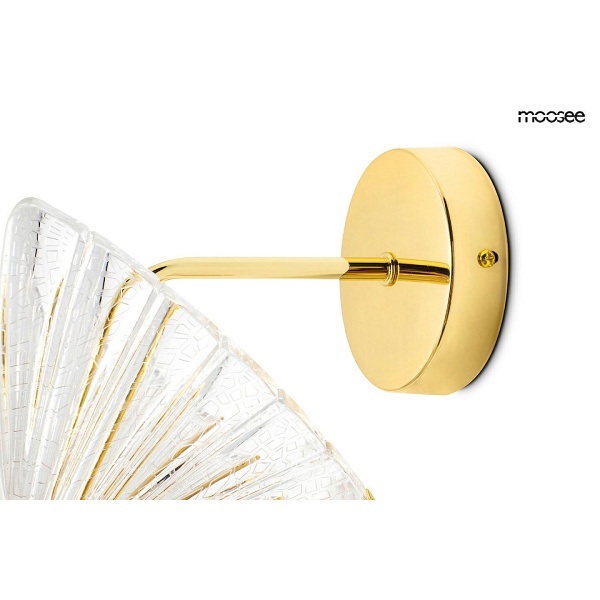 Lampa ścienna BUTTERFLY S złota - Moosee