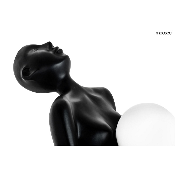 Lampa podłogowa HUMAN czarna - Moosee