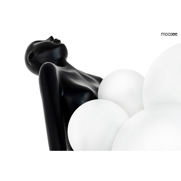 Lampa podłogowa HUMAN czarna - Moosee