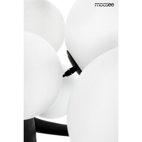 Lampa podłogowa HUMAN czarna - Moosee