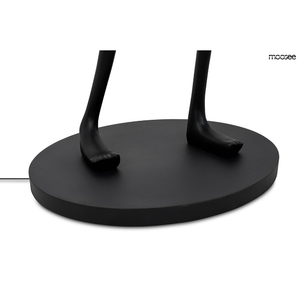 Lampa podłogowa HUMAN czarna - Moosee