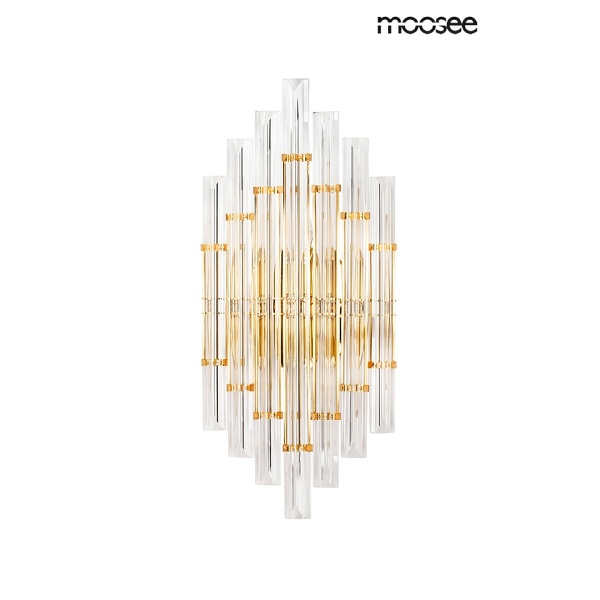 Lampa ścienna PALAZZO złota - Moosee