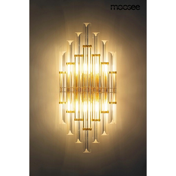 Lampa ścienna PALAZZO złota - Moosee