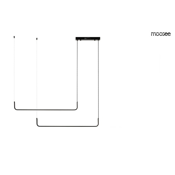 Lampa wisząca SHAPE DUO 120 czarna - Moosee