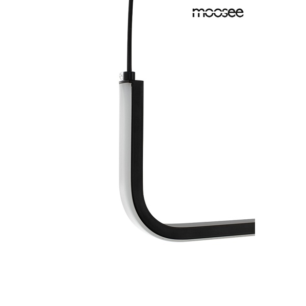 Lampa wisząca SHAPE DUO 120 czarna - Moosee