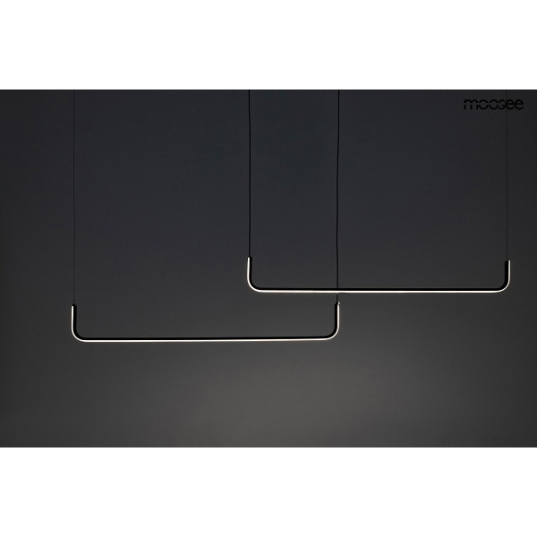 Lampa wisząca SHAPE DUO 120 czarna - Moosee
