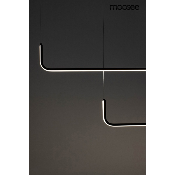 Lampa wisząca SHAPE DUO 120 czarna - Moosee