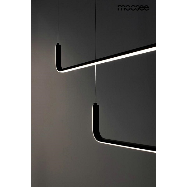 Lampa wisząca SHAPE DUO 120 czarna - Moosee