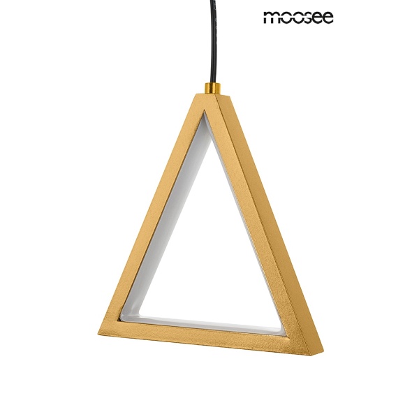 Lampa wisząca ACUSTICA złota - Moosee