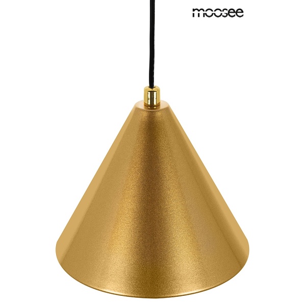 Lampa wisząca ACUSTICA złota - Moosee