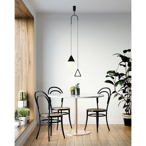 Lampa wisząca ACUSTICA czarna - Moosee