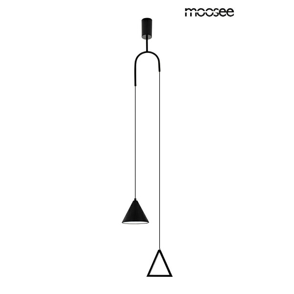 Lampa wisząca ACUSTICA czarna - Moosee