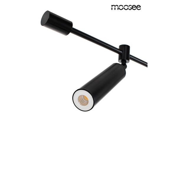 MOOSEE lampa wisząca TECHNICS czarna - Moosee