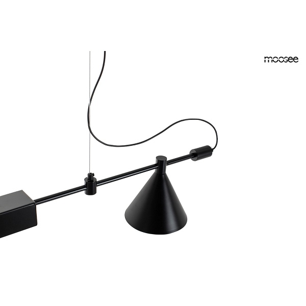 MOOSEE lampa wisząca TECHNICS czarna - Moosee