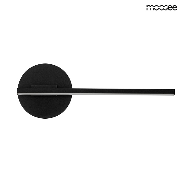 Lampa ścienna HORIZON czarna - Moosee