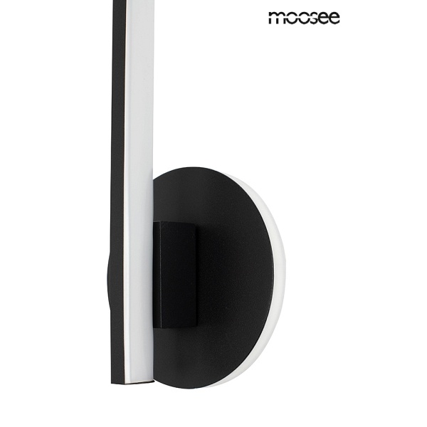 Lampa ścienna HORIZON czarna - Moosee