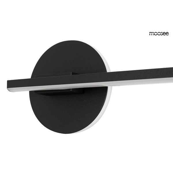 Lampa ścienna HORIZON czarna - Moosee