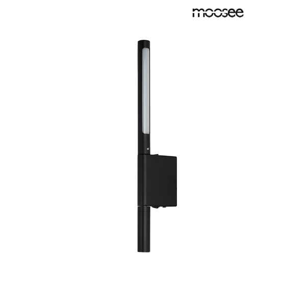 Lampa ścienna PERISCOPE czarna - Moosee