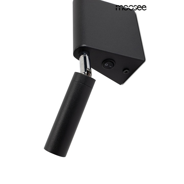 Lampa ścienna PERISCOPE czarna - Moosee