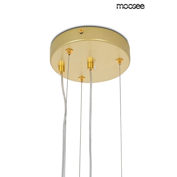 Lampa wisząca SESTO złota - Moosee