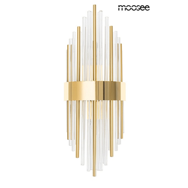 Lampa ścienna ARMANDO złota - Moosee