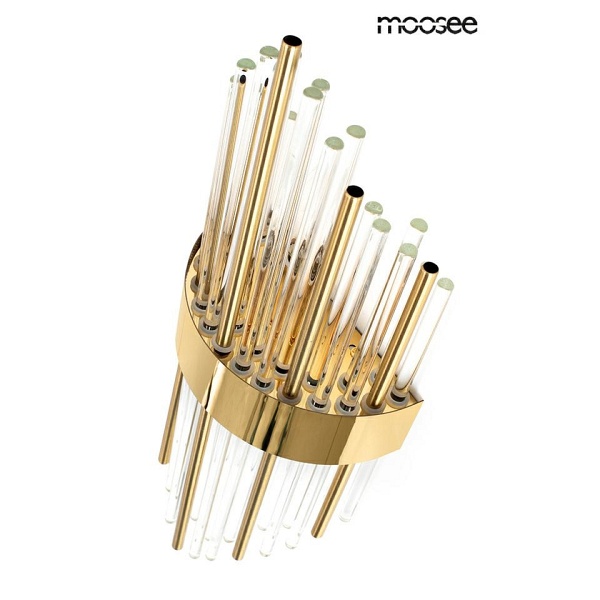 Lampa ścienna ARMANDO złota - Moosee