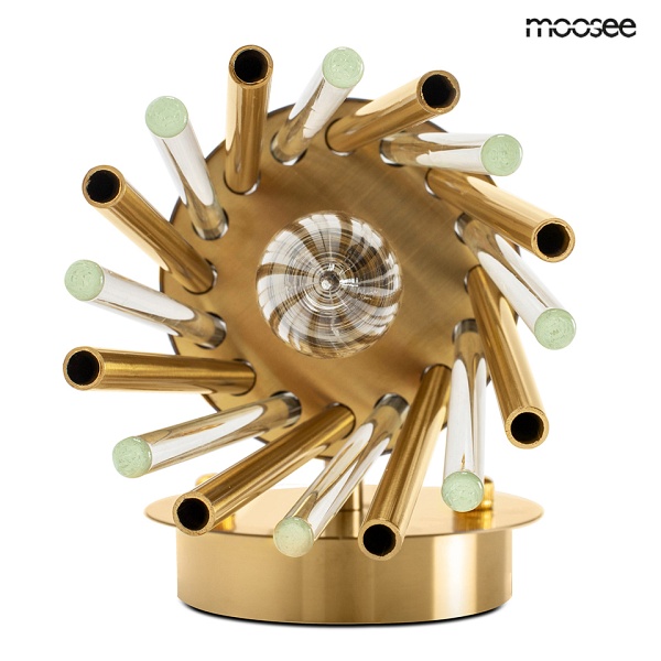 Lampa ścienna LORENZO złota - Moosee