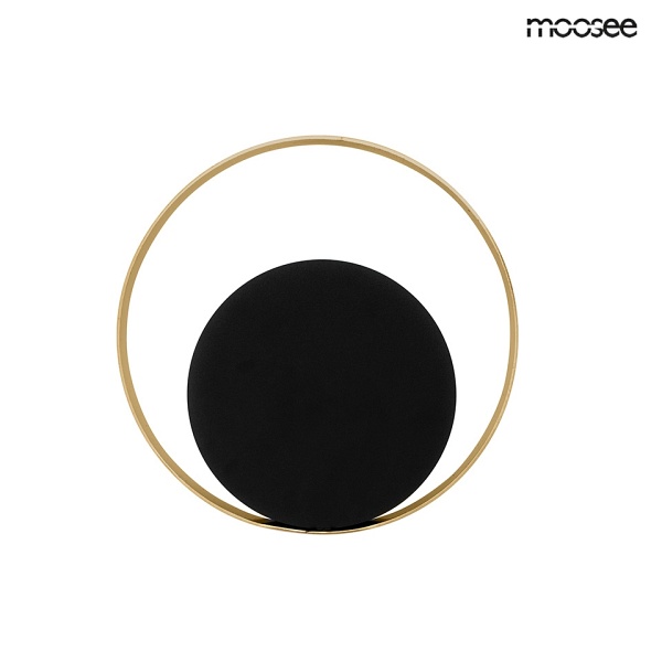 Lampa ścienna BAND złota / czarna - Moosee