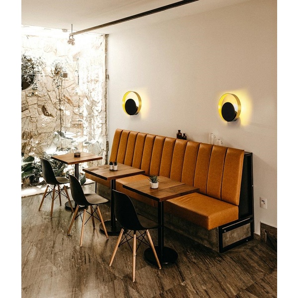 Lampa ścienna BAND złota / czarna - Moosee