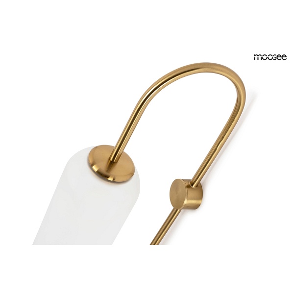 Lampa ścienna SLACK złota / biała - Moosee