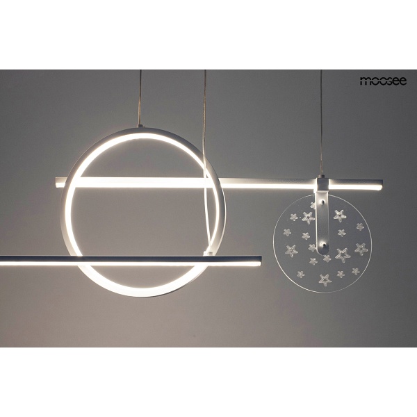 Lampa wisząca STARS biała - Moosee