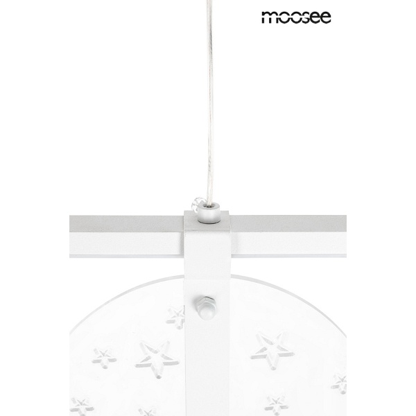 Lampa wisząca STARS biała - Moosee