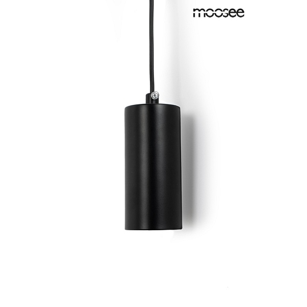 Lampa ścienna COMO czarna - Moosee